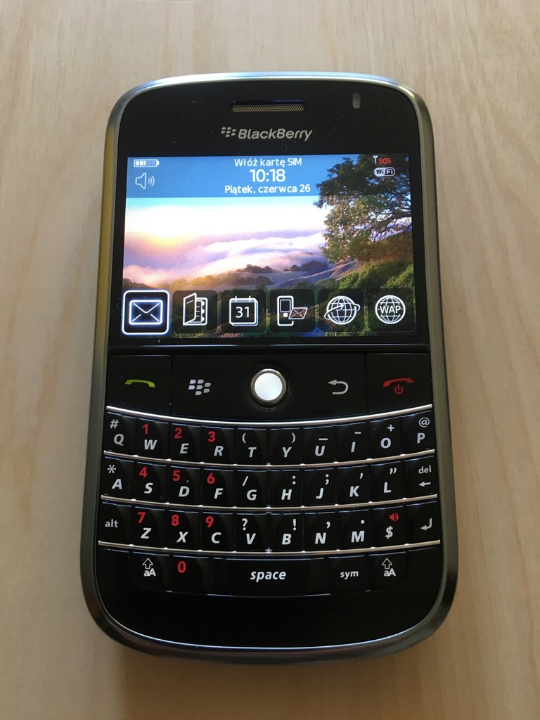 Telefon BlackBerry 9000 Bold w b. ładnym stanie