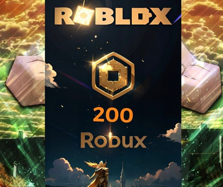 ROBLOX Karta 200 Robux NATYCHMIAST