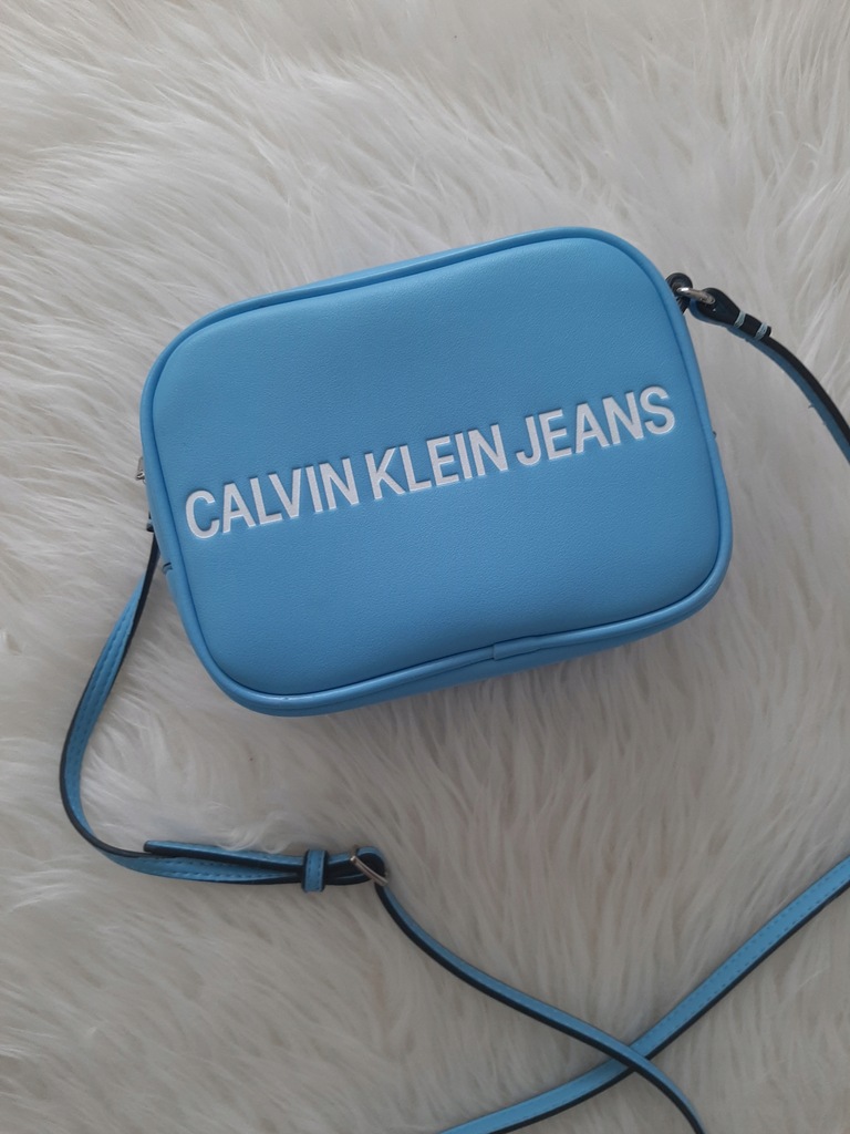 Calvin Klein oryginalna turkusowa torebka