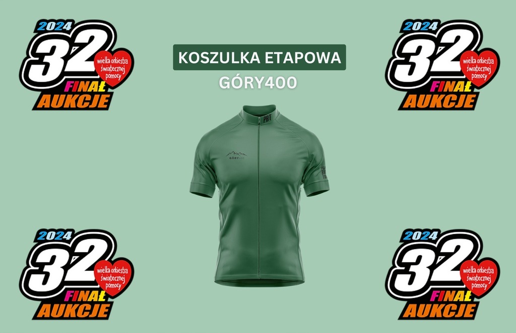 Koszulka kolarska Polish Bike Tour GÓRY 400 - rozmiar L