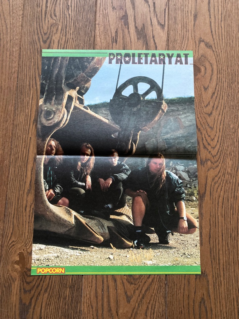 Plakat - Proletaryat + Cappella - Popcorn, lata 90-te