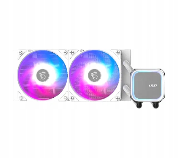 Chłodzenie wodne MSI MAG CoreLiquid A13 240 ARGB Biały