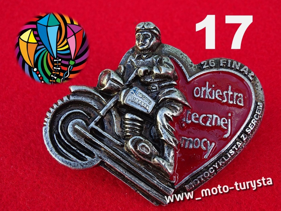 MOTOCYKLISTA z SERCEM nr 17 z 26, autograf Jurka !