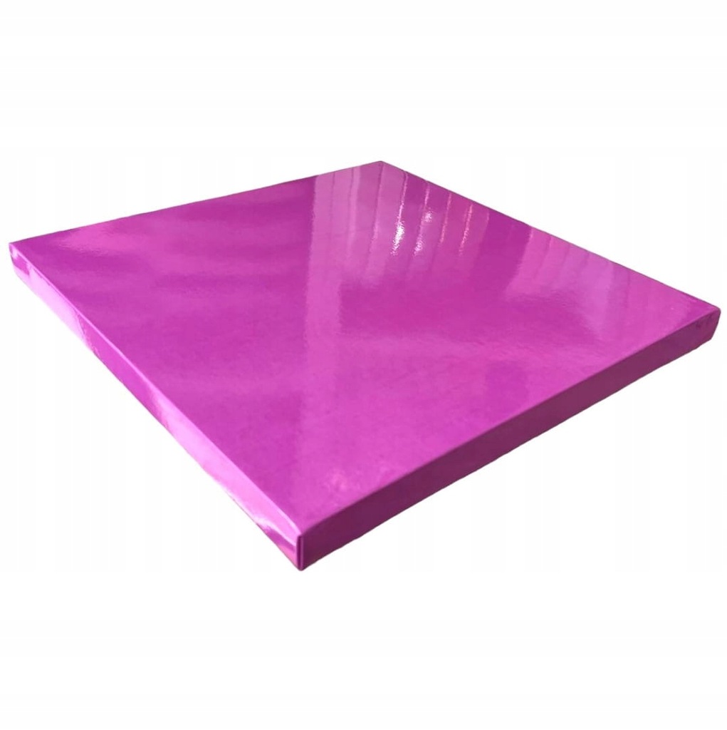 Podkład pod tort styrodur 25x25 cm FUKSJOWY