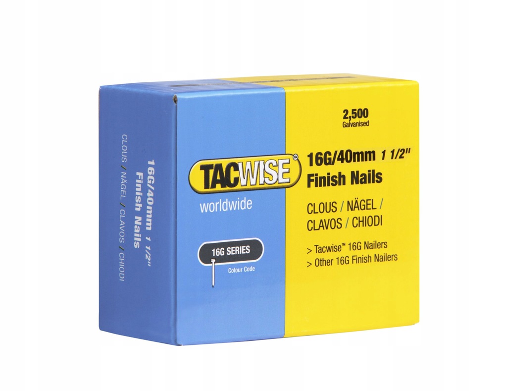 GWOŹDZIE TACWISE 0319 40 MM 2500 SZTUK