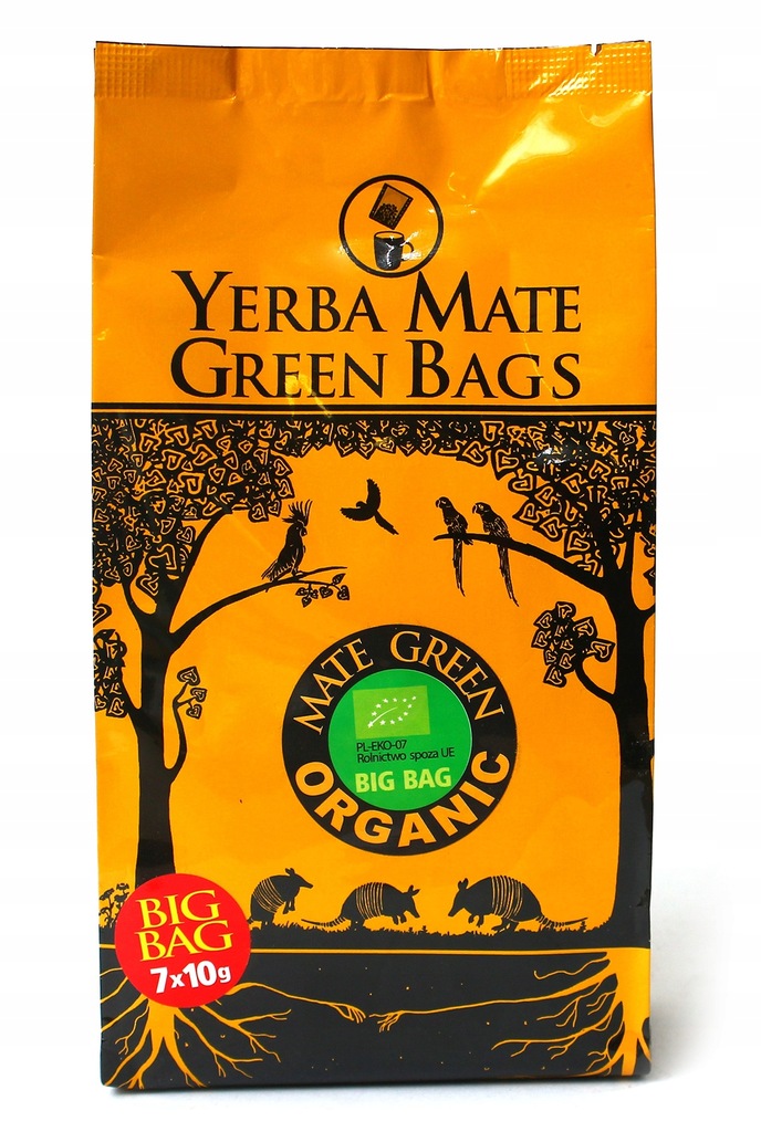 Yerba Mate Green BIO ORGANIC BIG BAG Cocido 7x10 g
