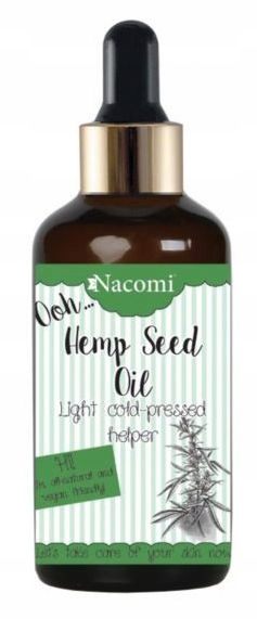 Nacomi Hemp Seed Oil olej konopny z pipetą 50ml