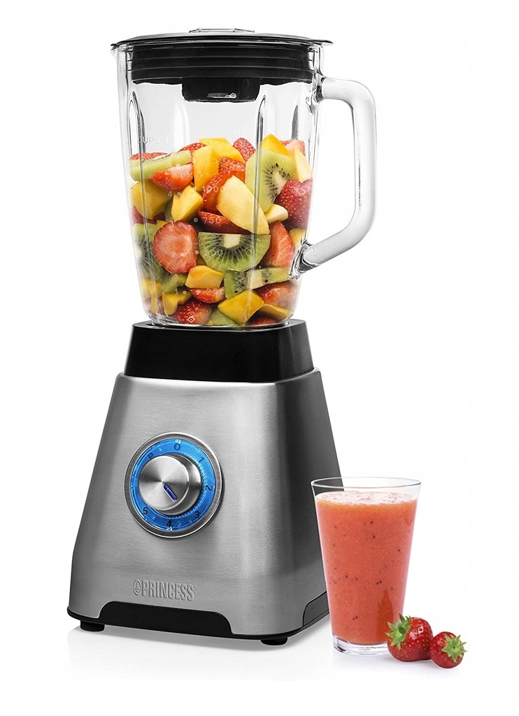 Blender Kielichowy Szklany Mikser Princess PowerXL