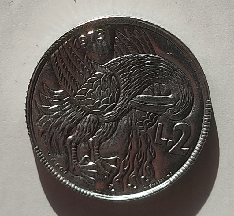 moneta San Marino 2 lira 1973
