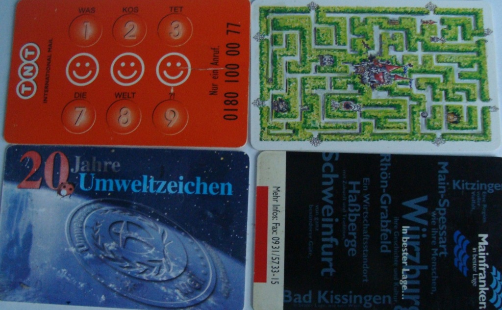 Cztery karty telefoniczne niemieckie dla WOŚP