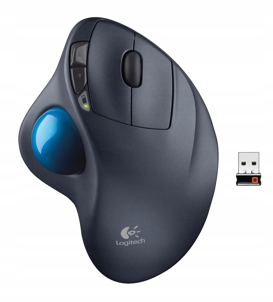 Mysz Logitech TRACKBALL laserowa; 540 DPI; czarna