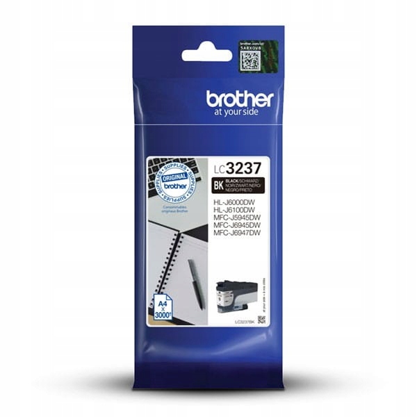 Brother oryginalny ink / tusz LC-3237BK, black, 30