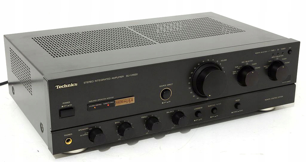 TECHNICS SU-VX620 ZNAKOMITY WZMACNIACZ STEREO !