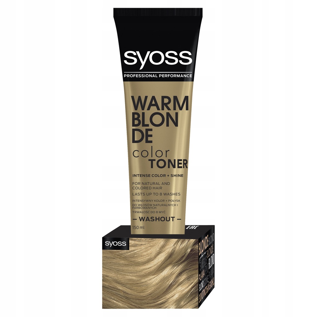 Syoss Color Toner krem toner do włosów Blond 150ml - 12797030142 ...