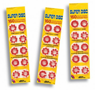 KAPISZONY DO PISTOLETU 8-ki - 1600 strzałów 10 op.