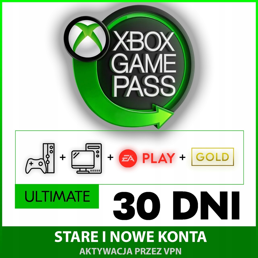 XBOX GAME PASS ULTIMATE + GOLD Stare i Nowe Konta