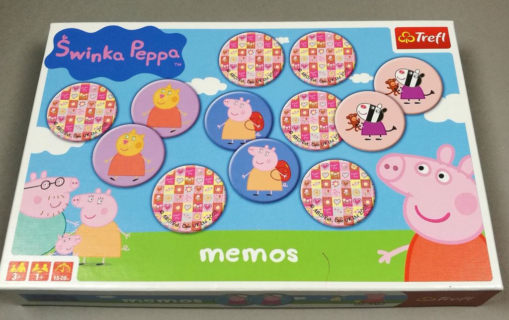 Świnka Peppa: Gra pamięciowa - typu Memory