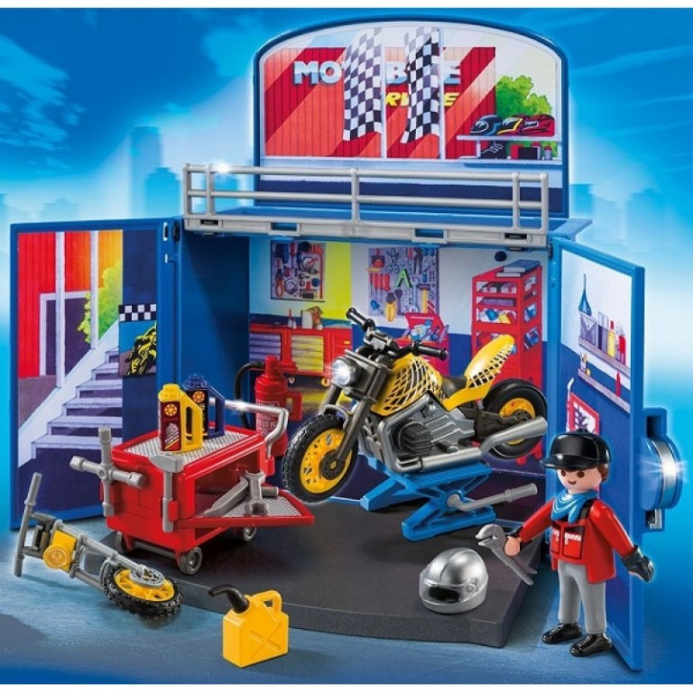 WARSZTAT NAPRAWY MOTOCYKLI playmobil 6157