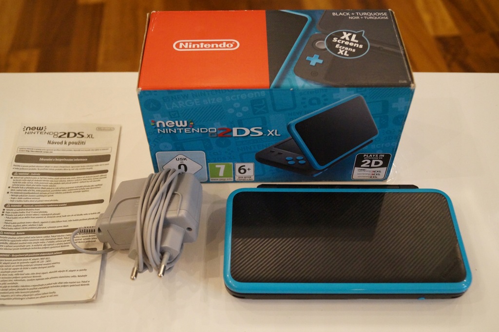 New Nintendo 2ds XL + 21 gier + Luma CFW + 32GB