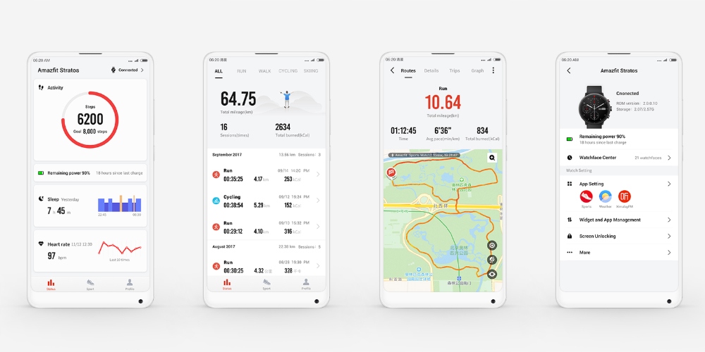 xiaomi amazfit 2 stratos smartwatch bluetooth
