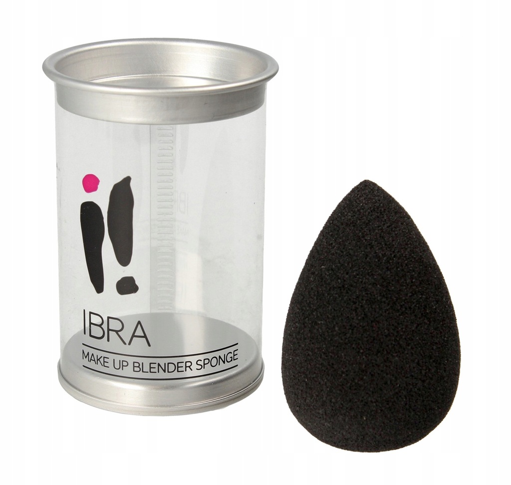IBRA Blender-gąbka do makijażu czarna 1szt