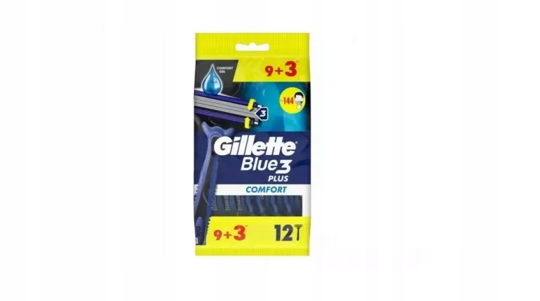GILLETTE BLUE 3 COMFORT MASZYNKI DO GOLENIA 12SZT