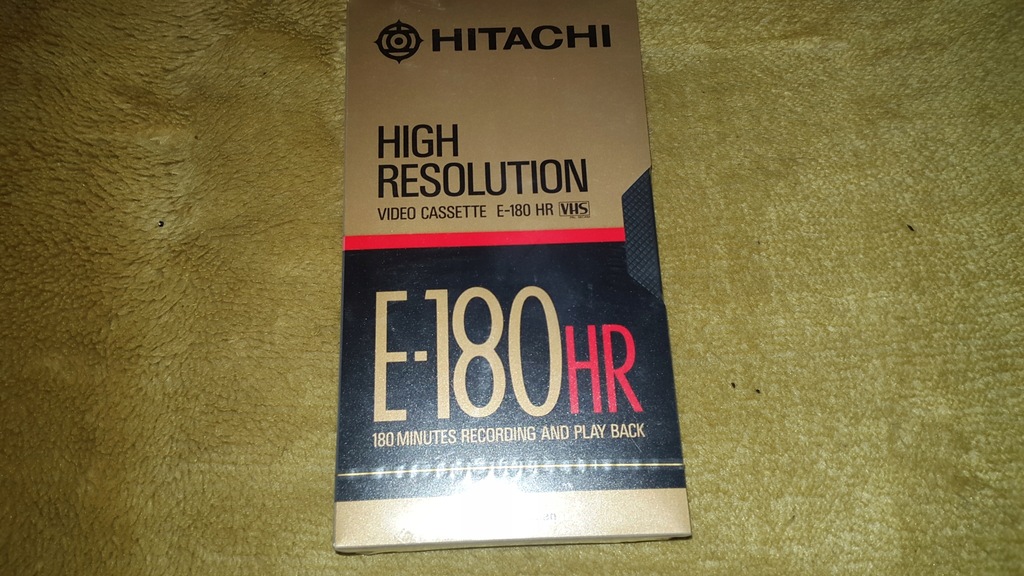 Nowa Czysta Zafoliowana Kaseta Vhs Hitachi 180 Oficjalne Archiwum Allegro