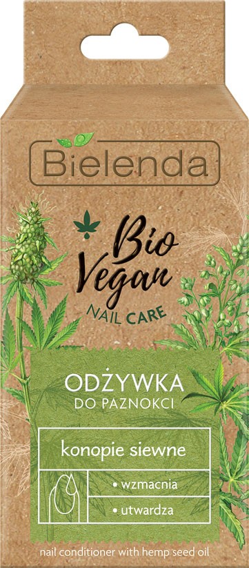 Bielenda Bio Vegan Nail Care Odżywka Konopie 10ml