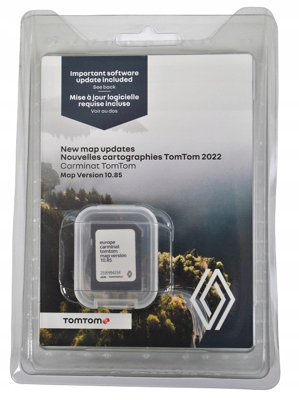 RENAULT karta SD nawigacja TomTom Carminat V10.85