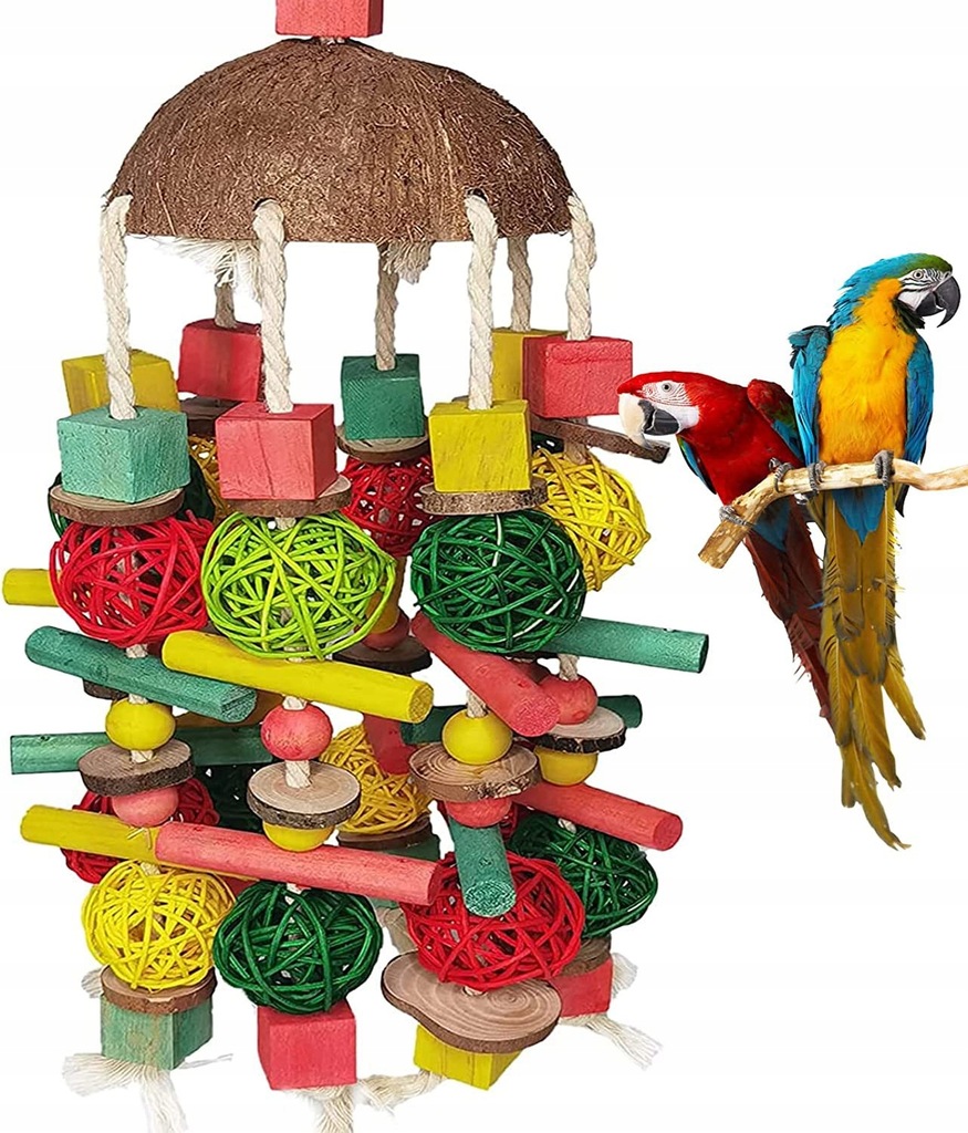 Papuga Zabawka do żucia Plastikowa zabawka do miel