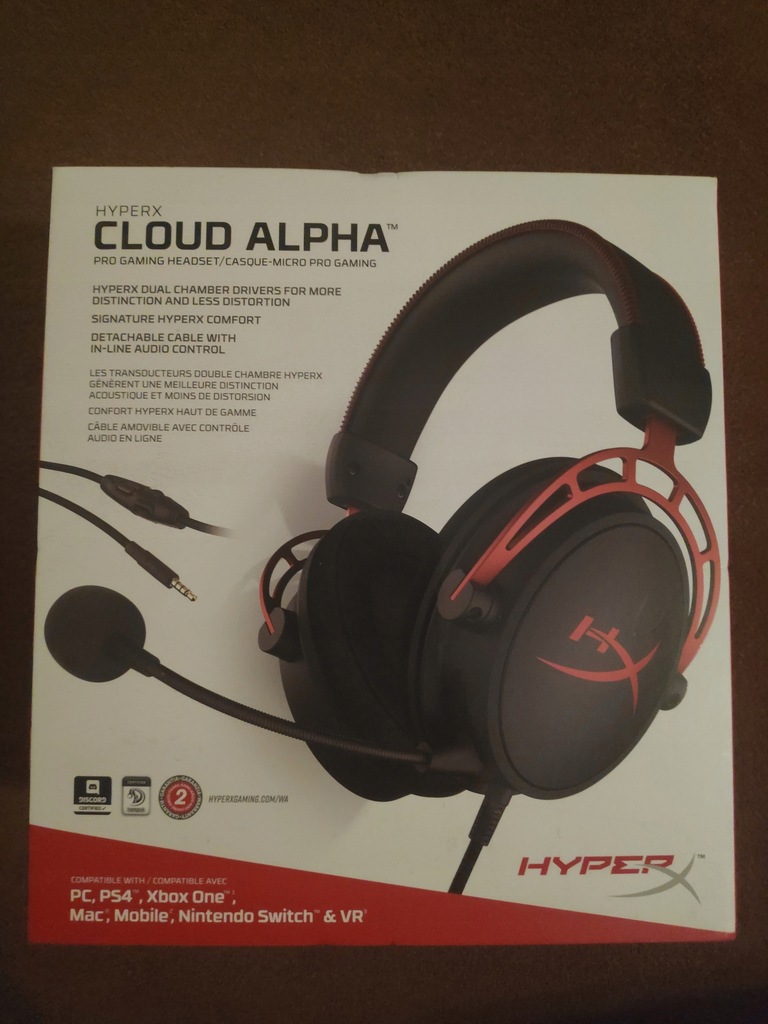 Słuchawki dla graczy HyperX Cloud Alpha