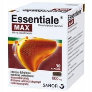 Essentiale Max 600 mg, 30 kaps wątroba regeneracja
