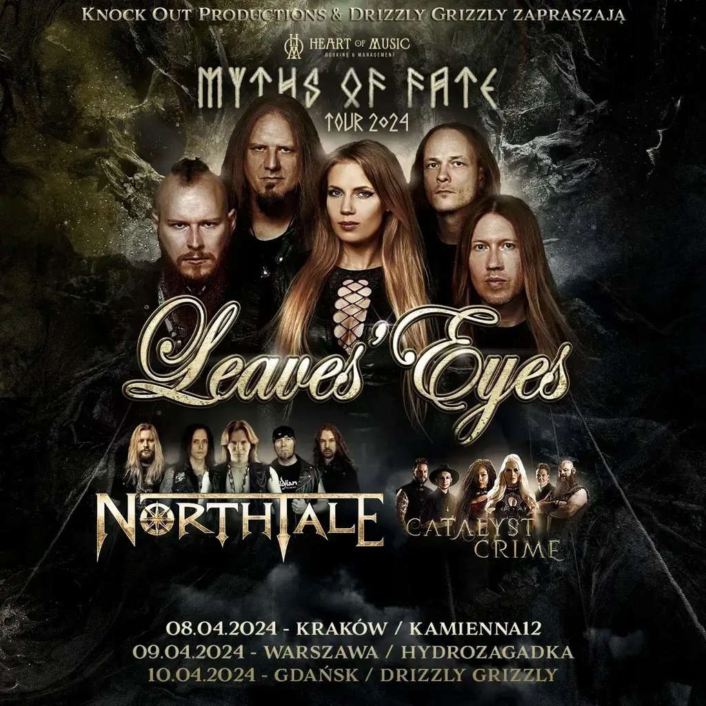 Leaves' Eyes + Northtale + Catalyst Crime...