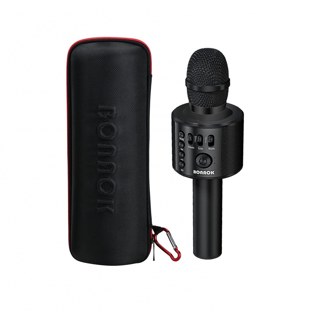 BONAOK Bezprzewodowy mikrofon do karaoke Bluetooth