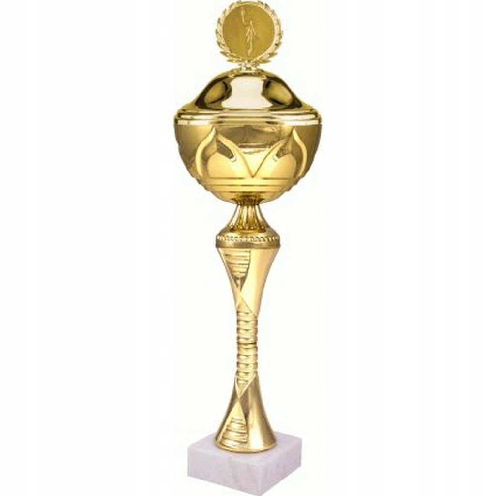 ND34_6366 Puchar Metalowy Złoty Z Przykrywką 8241/