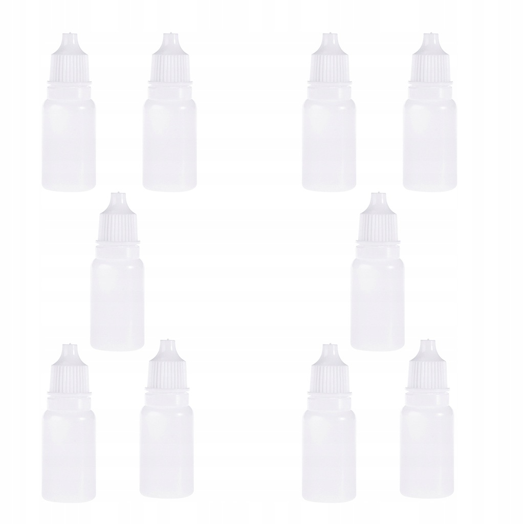 10 sztuk 10 Puste plastikowe wyciskane butelki