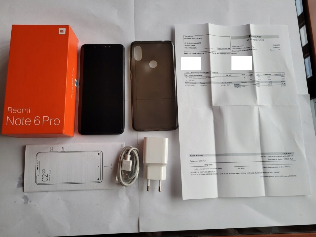 XIAOMI REDMI NOTE 6 PRO 3 GB / 32 GB CZARNY GWR