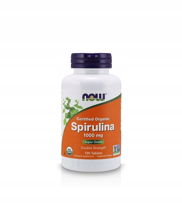 NOW FOODS SPIRULINA 1000MG 120T ALGI NON GMO