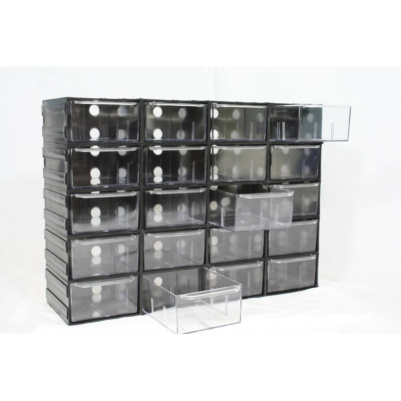 Купить Пластиковый шкаф с 10 прозрачными ящиками Wawa: отзывы, фото, характеристики в интерне-магазине Aredi.ru