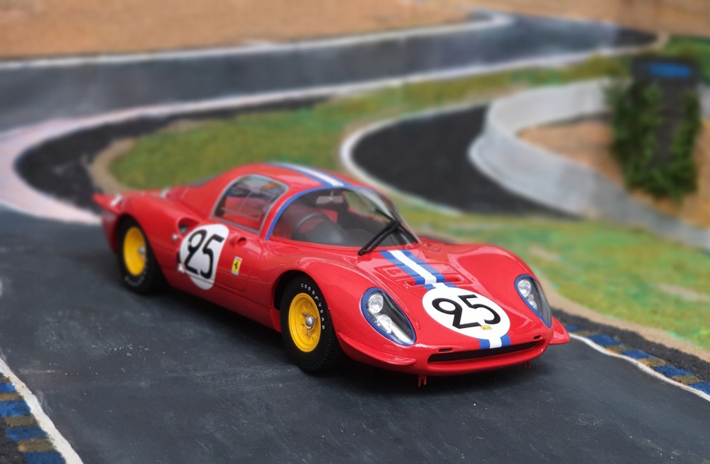 Le Mans ’66 Ferrari Dino 206S #25 last resin 1:18