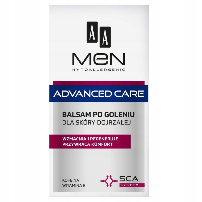 Men Advanced Care balsam po goleniu dla skóry dojr