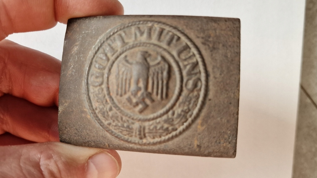 KLAMRA NIEMIECKA REICHSWEHRY GOTT MIT UNS