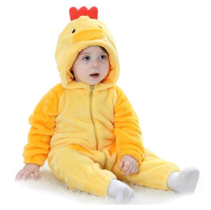 PIŻAMA onesie kigurumi dla dzieci KURCZAK 80 cm