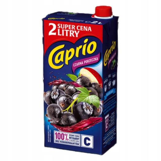 Caprio Napój czarna porzeczka 2 l