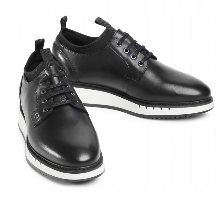 TOMMY HILFIGER MB LACE UP DERBY 1A2 SKÓRA 44 2BYB