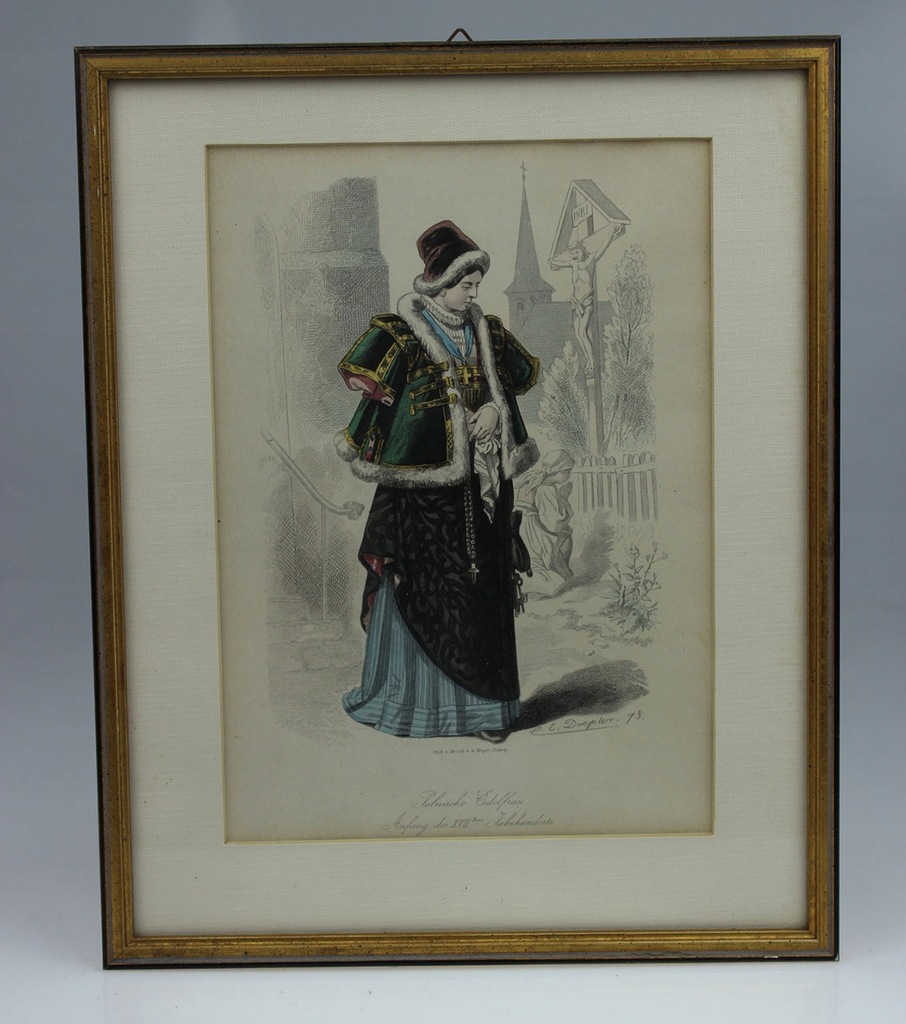 POLNISCH Edelfrau C.E.DOEPLER POLSKA SZLACHCIANKA