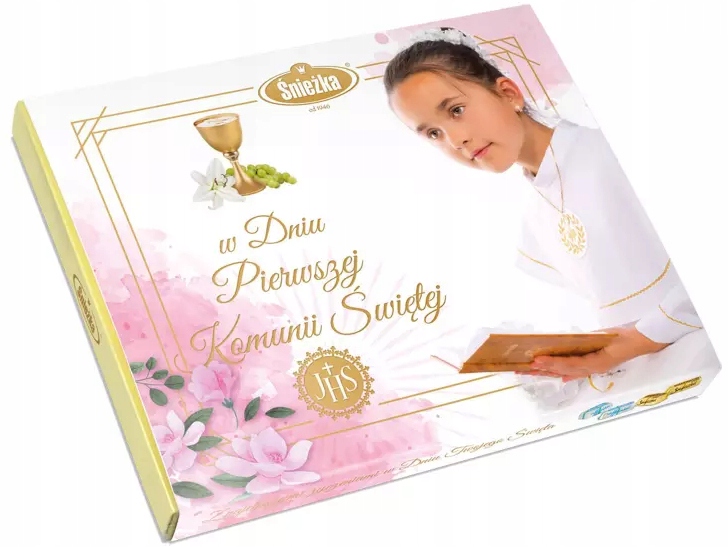 Śnieżka Bomboniera Czekoladowy duet KOMUNIA 375 g Pierwsza Komunia Święta