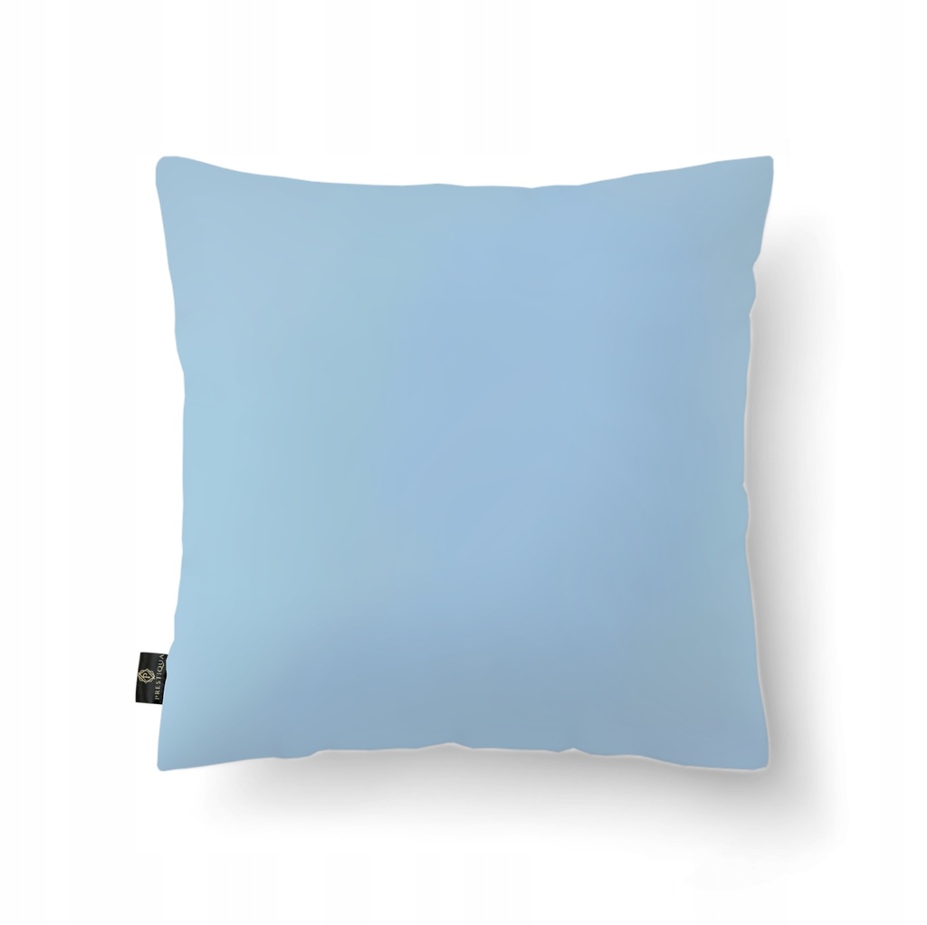 POSZEWKA NA PODUSZKĘ 45x45 BAWEŁNIANA POLSKA BŁĘKITNA