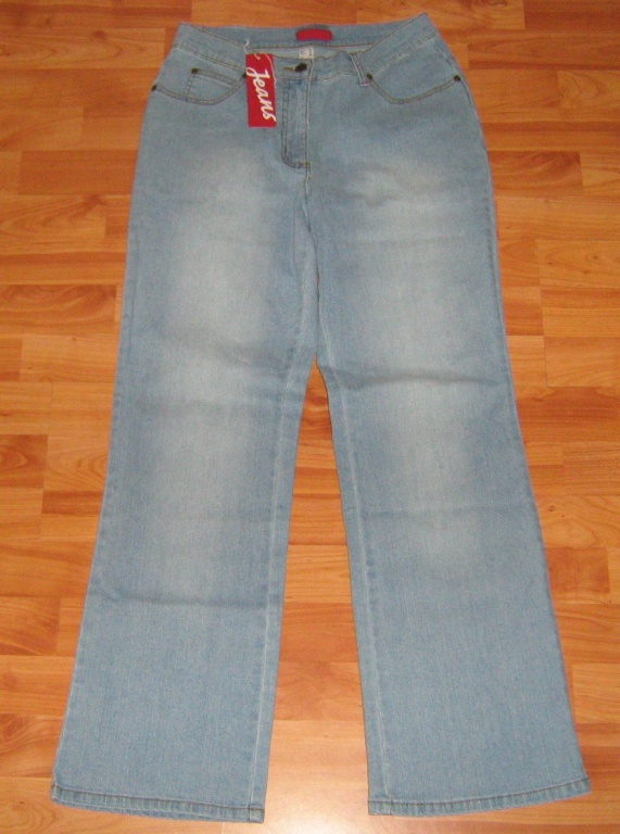 Świetne jeansowe spodnie damskie roz 38