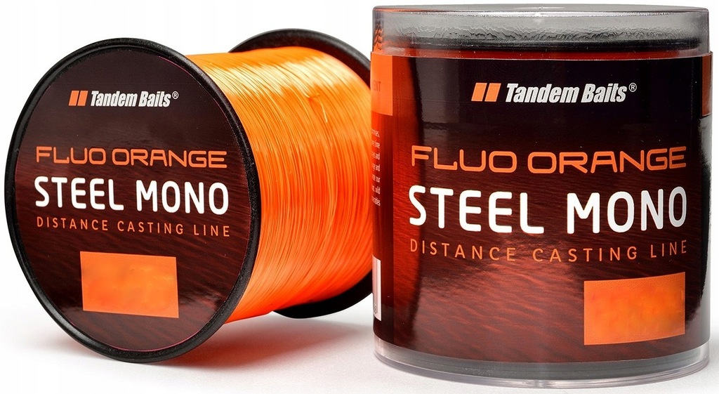 ŻYŁKA TANDEM BAITS STEEL MONO FLUO 600m 0,30mm